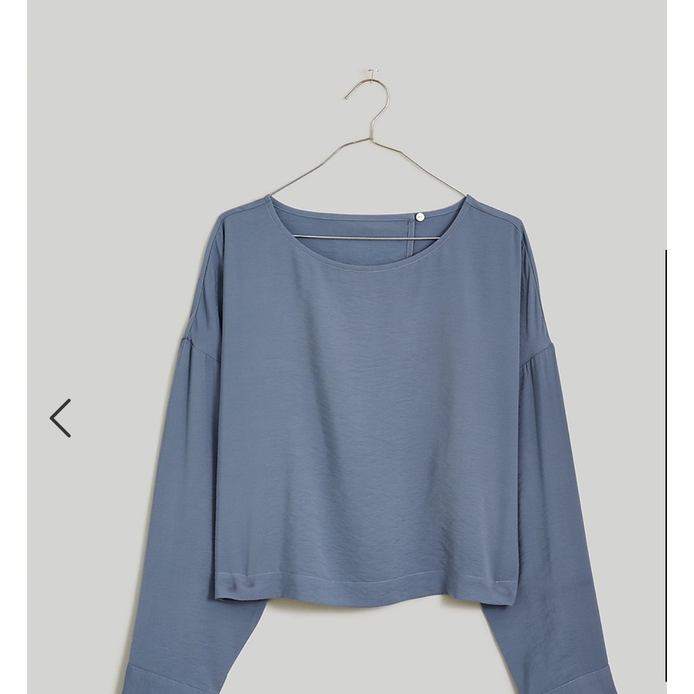 Madewell blouse. Tulip back. New without tags.